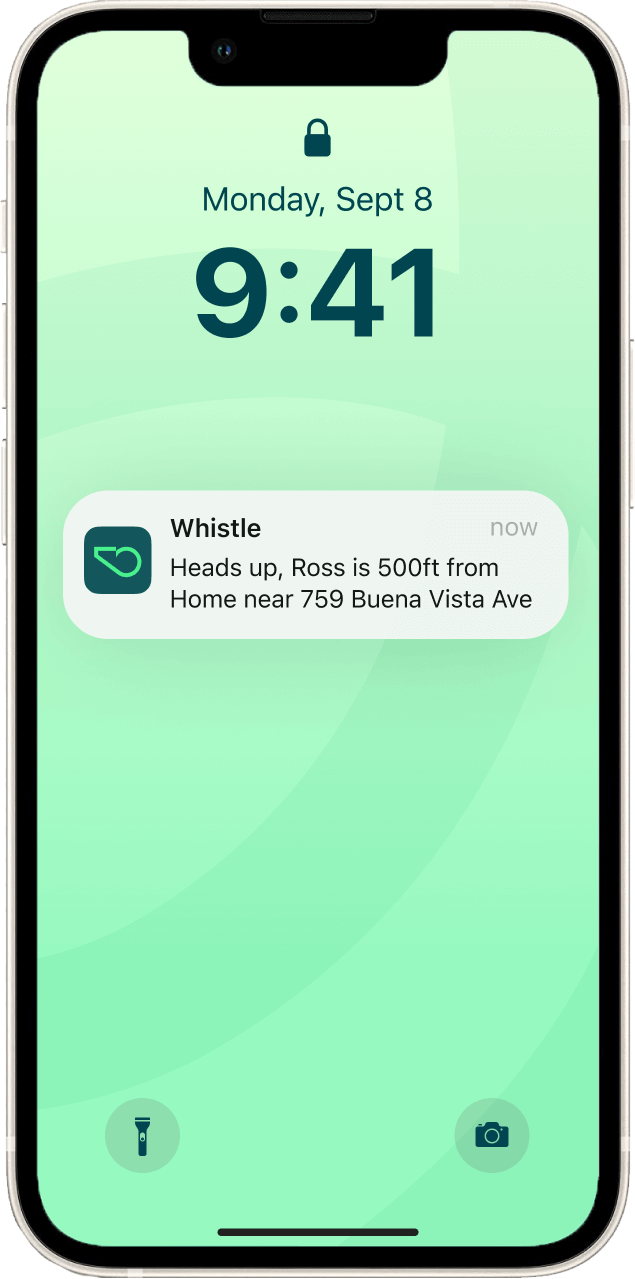 Whistle App - Escape Alert Notifications