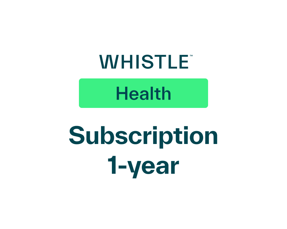 Whistle Health 2.0 1 Year Plan - Billed Annually - Whistle